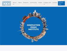 Tablet Screenshot of innovationideasinstitute.org